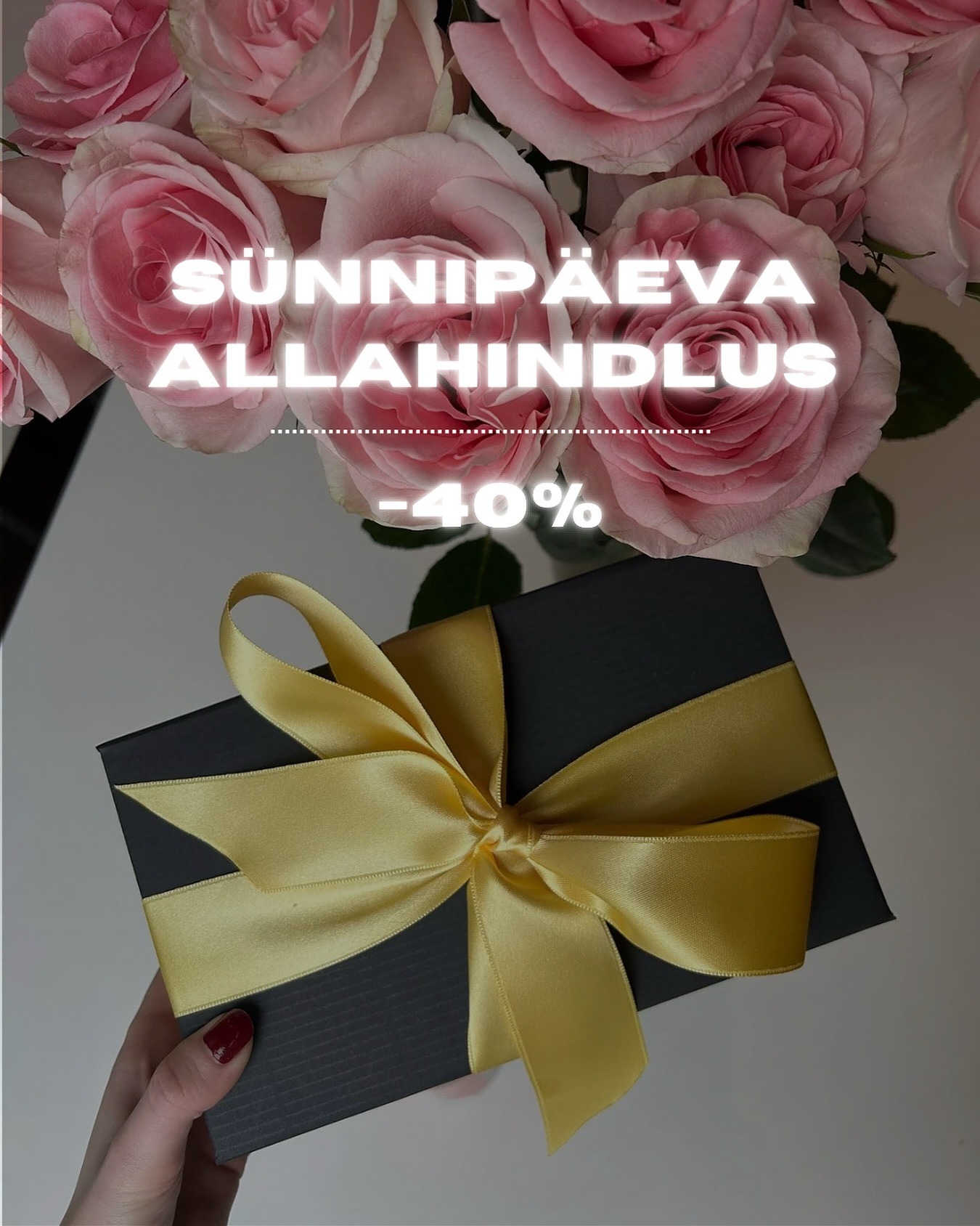 Meil on täna sünnipäev! 🖤 Selle puhul on täna kõik tooted koodiga KKLINGERIE40 soodustusega 40% 🔥
Kiirusta meie kodulehele, sest soodustus kehtib ainult täna (20.10.2025) 😍
Link bios.